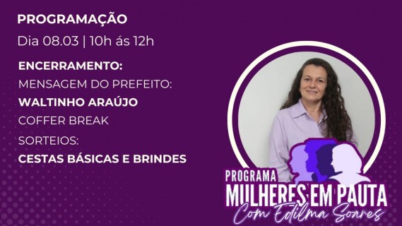 Programa Mulheres em Pauta - 9ª Edição